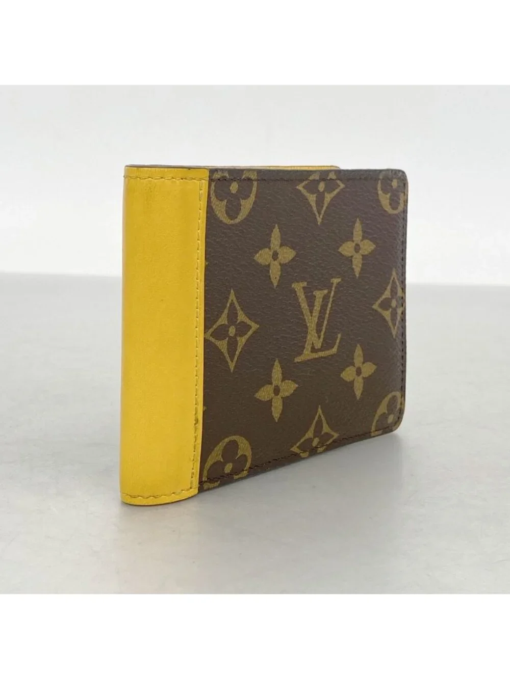 Louis Vuitton Billfold Monogram Macassar Portefeuille Multiple Brown Wallet